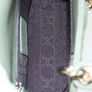 Christian Dior Canage Small Lady Dior Bag Lamb Skin 2way Green Gold Auth 101347A-10