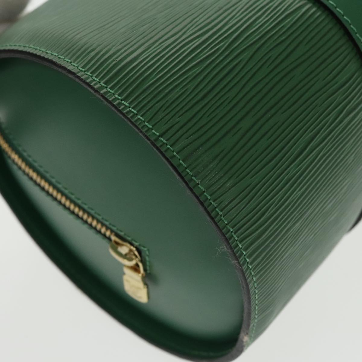 LOUIS VUITTON Epi Soufflot Hand Bag Green M52224 LV Auth 101350