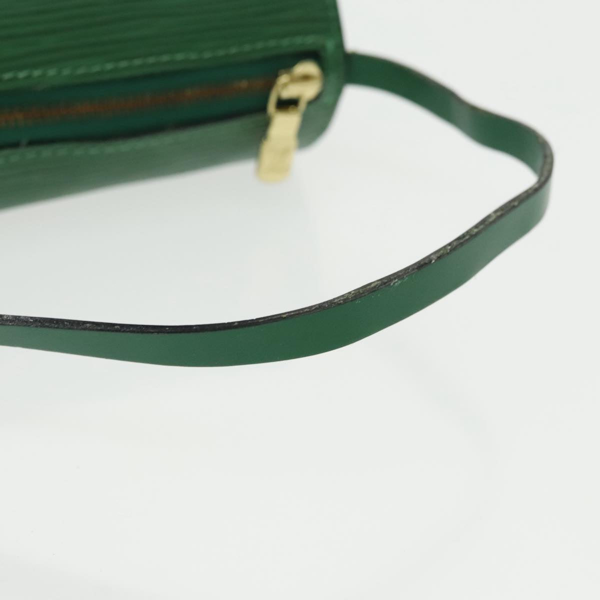 LOUIS VUITTON Epi Soufflot Hand Bag Green M52224 LV Auth 101350