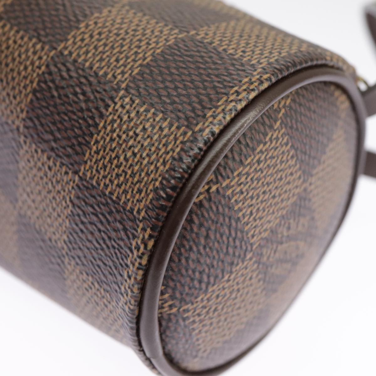 LOUIS VUITTON Damier Ebene Papillon Pouch LV Auth 101360