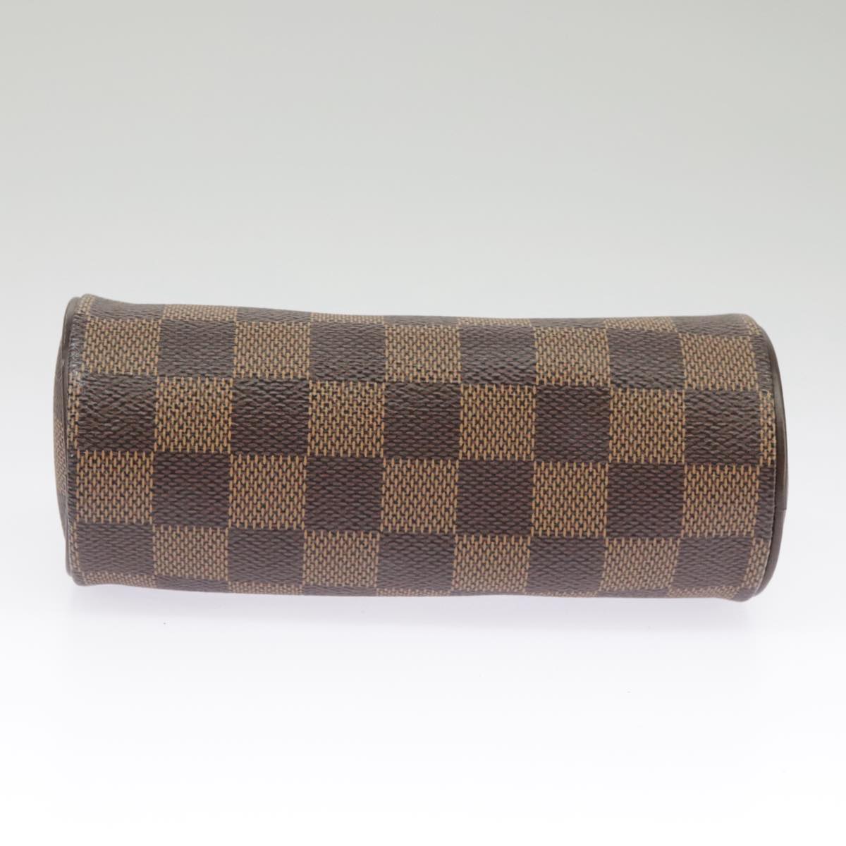 LOUIS VUITTON Damier Ebene Papillon Pouch LV Auth 101360