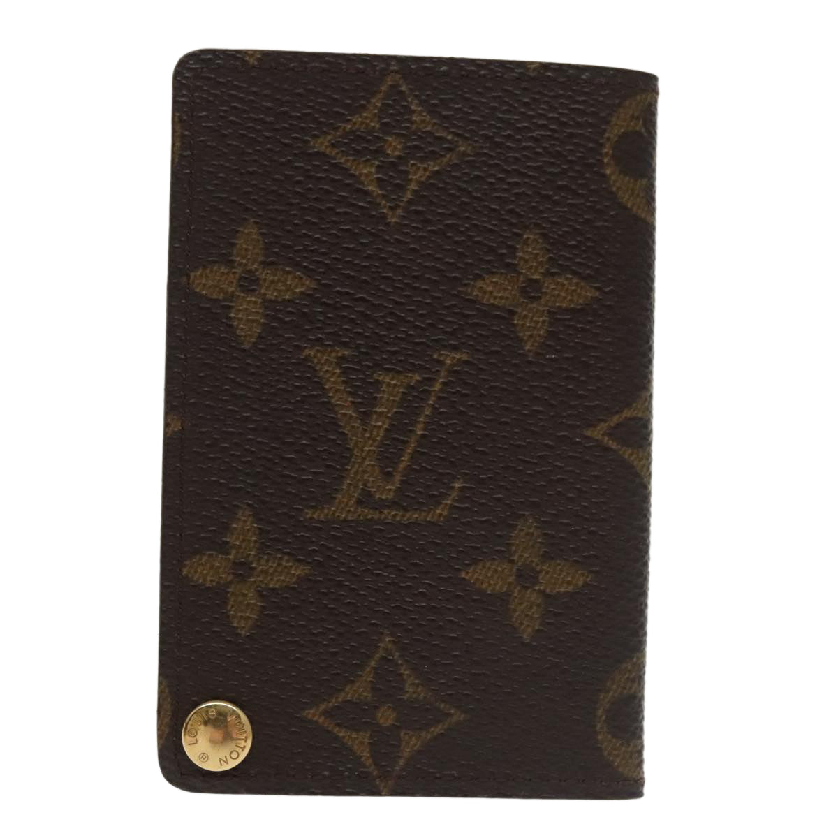 LOUIS VUITTON Monogram Porte Cartes Credit Pression Case M60937 LV Auth 101363 - 0