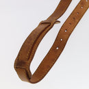 LOUIS VUITTON Adjustable Shoulder Strap Leather 36.2""""""""-43.3"""""""" Beige Auth 101366-10