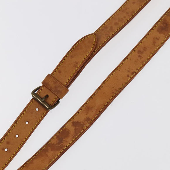 LOUIS VUITTON Adjustable Shoulder Strap Leather 36.2""""""""-43.3"""""""" Beige Auth 101366