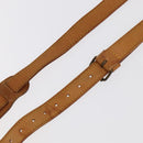 LOUIS VUITTON Adjustable Shoulder Strap Leather 36.6""""""""-43.7"""""""" Beige Auth 101375-12