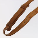 LOUIS VUITTON Adjustable Shoulder Strap Leather 36.6""""""""-43.7"""""""" Beige Auth 101375-13
