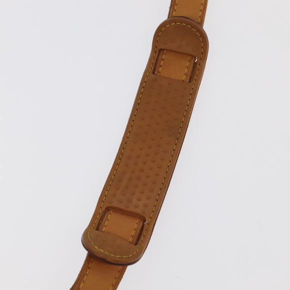 LOUIS VUITTON Adjustable Shoulder Strap Leather 36.6""""""""-43.7"""""""" Beige Auth 101375