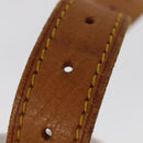LOUIS VUITTON Adjustable Shoulder Strap Leather 36.6""""""""-43.7"""""""" Beige Auth 101375-17
