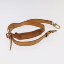 LOUIS VUITTON Adjustable Shoulder Strap Leather 36.6""""""""-43.7"""""""" Beige Auth 101375-4