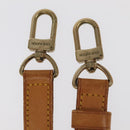 LOUIS VUITTON Adjustable Shoulder Strap Leather 36.6""""""""-43.7"""""""" Beige Auth 101375-7