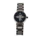 LOUIS VUITTON Tambour Forever Q121F Diamond Lug Pave Diamond Gray Watches Q121F 101376S-1