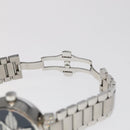 LOUIS VUITTON Tambour Forever Q121F Diamond Lug Pave Diamond Gray Watches Q121F 101376S-9