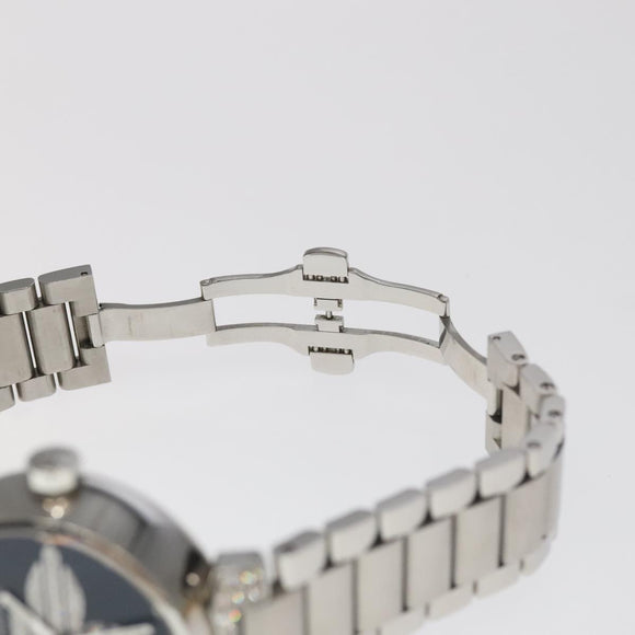 LOUIS VUITTON Tambour Forever Q121F Diamond Lug Pave Diamond Gray Watches Q121F 101376S