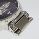 LOUIS VUITTON Tambour Forever Q121F Diamond Lug Pave Diamond Gray Watches Q121F 101376S-11