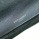 SAINT LAURENT Chain Vicky Small Bag Enamel Yellow Silver 538439 Auth 101382SAM-20