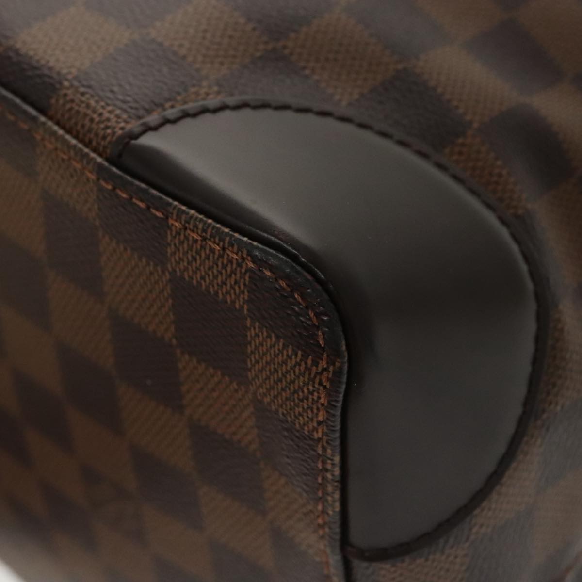 LOUIS VUITTON Damier Ebene Hampstead PM Tote Bag N51205 LV Auth 101386A