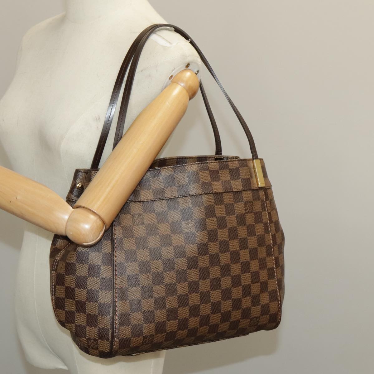 LOUIS VUITTON Damier Ebene Marylebone PM Hand Bag N41215 LV Auth 101387A