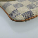 LOUIS VUITTON Damier Azur Etui Telephonne MM Cell Phone Case N60026 Auth 101411V-15
