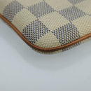 LOUIS VUITTON Damier Azur Etui Telephonne MM Cell Phone Case N60026 Auth 101411V-17