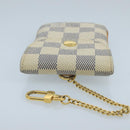 LOUIS VUITTON Damier Azur Etui Telephonne MM Cell Phone Case N60026 Auth 101411V-6