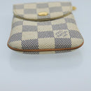 LOUIS VUITTON Damier Azur Etui Telephonne MM Cell Phone Case N60026 Auth 101411V-5