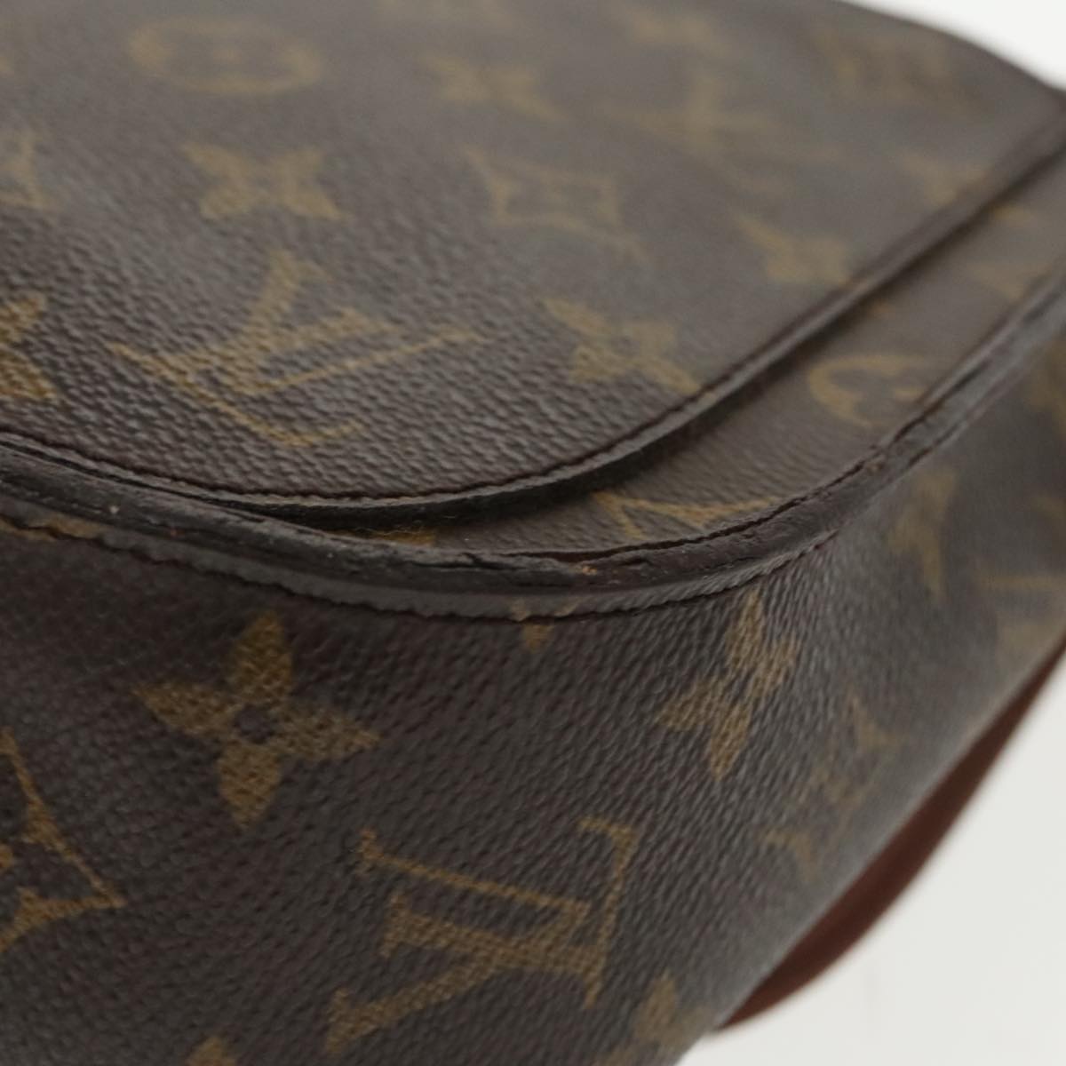 LOUIS VUITTON Monogram Saint Cloud GM Shoulder Bag M51242 LV Auth 101421