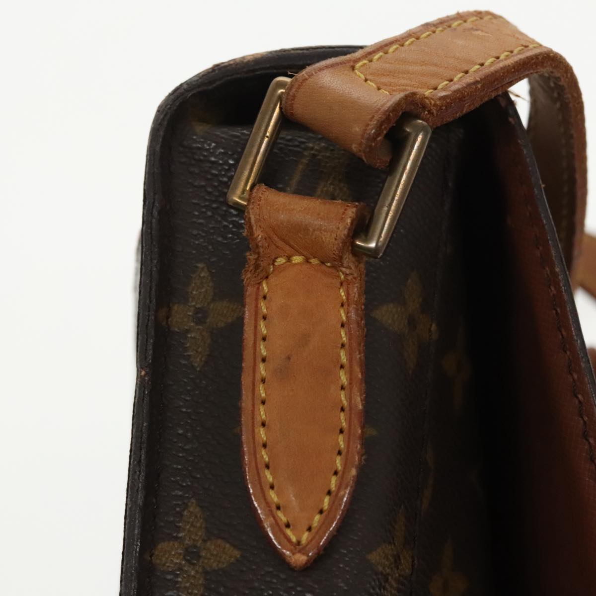 LOUIS VUITTON Monogram Saint Cloud GM Shoulder Bag M51242 LV Auth 101421