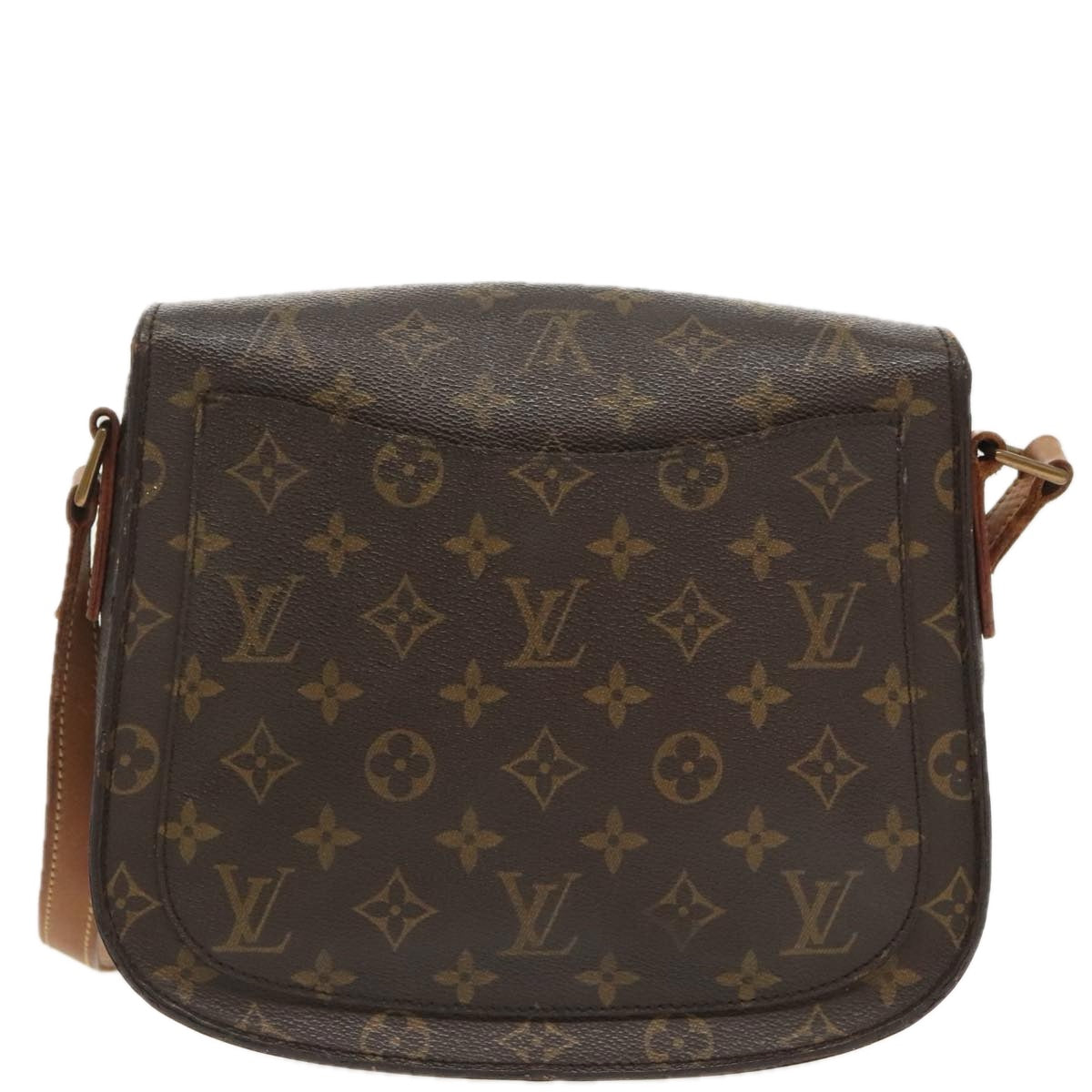 LOUIS VUITTON Monogram Saint Cloud GM Shoulder Bag M51242 LV Auth 101421