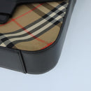 Burberrys Nova Check Shoulder Bag Canvas Beige Auth 101435-9