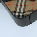 Burberrys Nova Check Shoulder Bag Canvas Beige Auth 101435-14