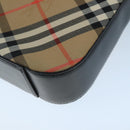 Burberrys Nova Check Shoulder Bag Canvas Beige Auth 101435-15