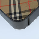 Burberrys Nova Check Shoulder Bag Canvas Beige Auth 101435-16