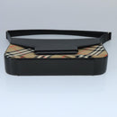 Burberrys Nova Check Shoulder Bag Canvas Beige Auth 101435-5