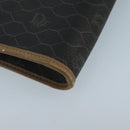 Christian Dior Honeycomb Canvas Shoulder Bag PVC Gold Black Auth 101442-16