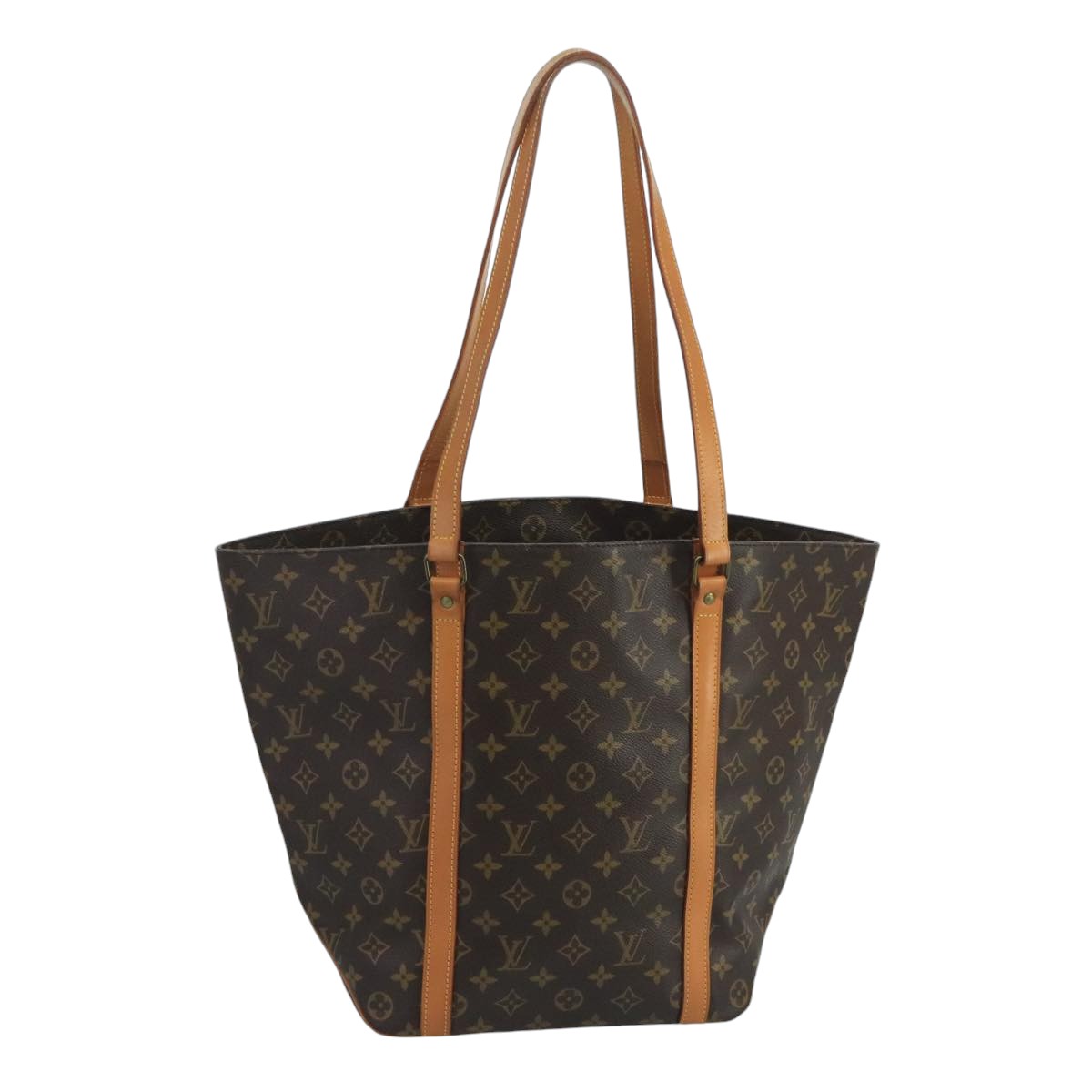 LOUIS VUITTON Monogram Sac Shopping Tote Bag M51108 LV Auth 101454