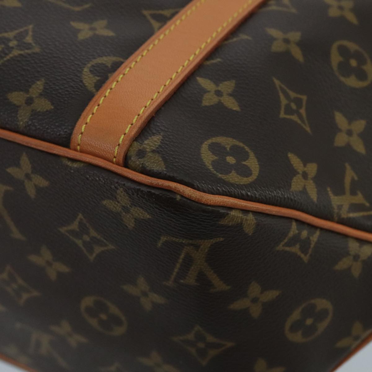 LOUIS VUITTON Monogram Sac Shopping Tote Bag M51108 LV Auth 101454