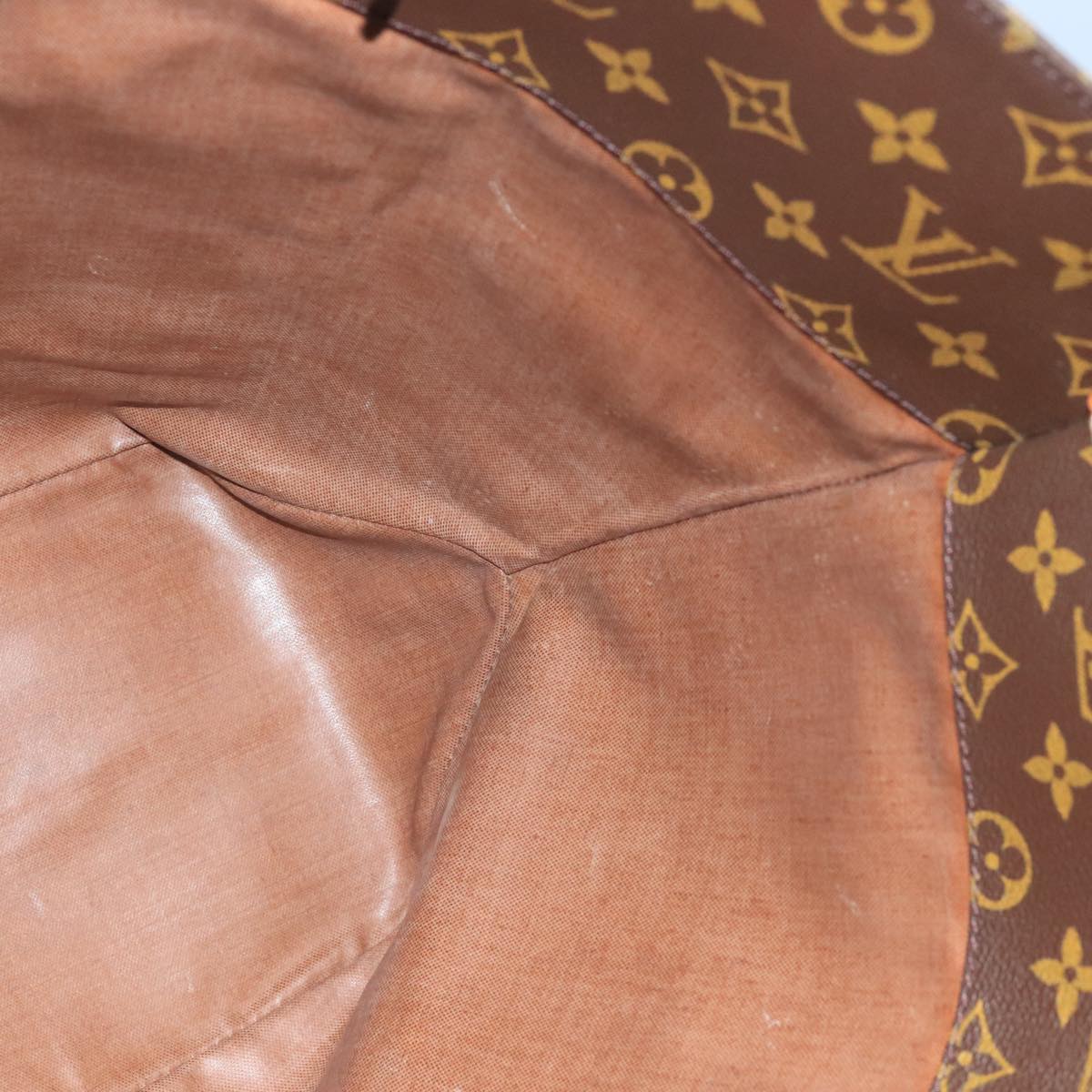 LOUIS VUITTON Monogram Sac Shopping Tote Bag M51108 LV Auth 101454