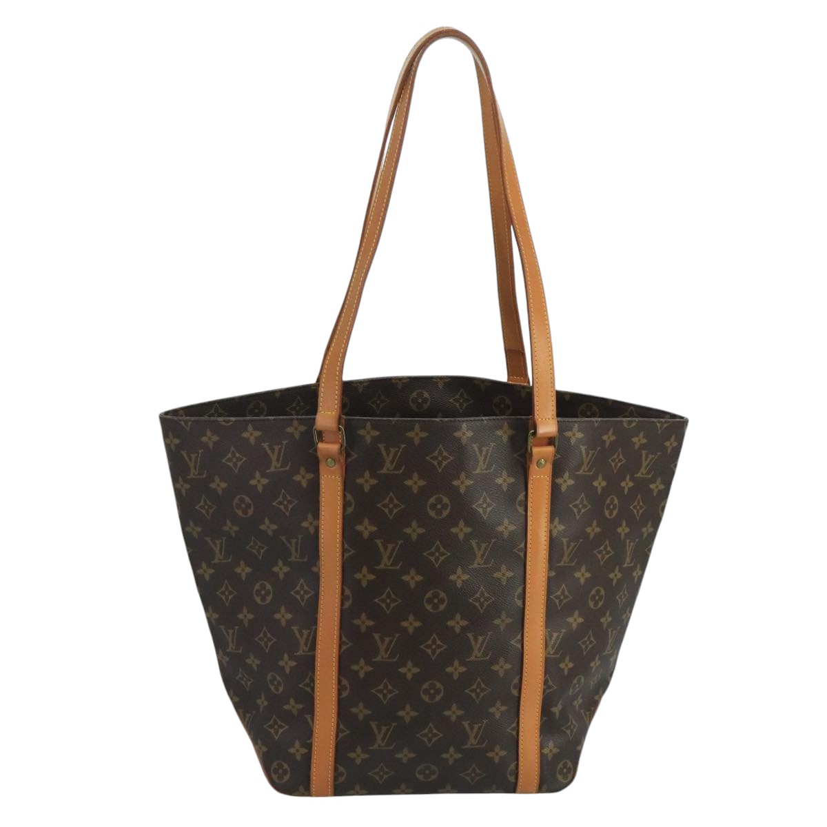 LOUIS VUITTON Monogram Sac Shopping Tote Bag M51108 LV Auth 101454