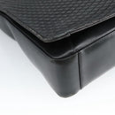 BALLY Shoulder Bag Leather Black Gold Auth 101463-14