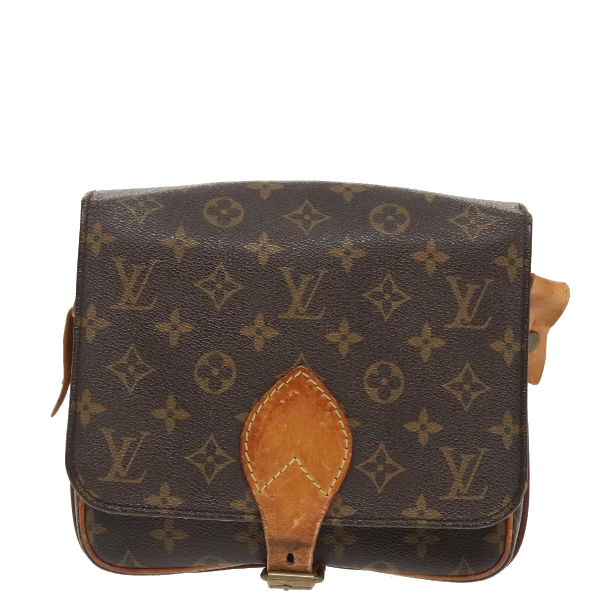 LOUIS VUITTON Monogram Cartouchiere MM Shoulder Bag M51253 LV Auth 101501 - 0