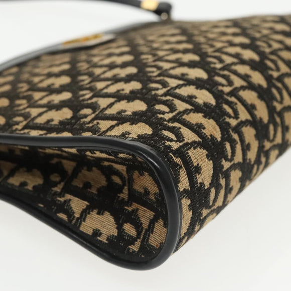 Christian Dior Trotter Canvas Shoulder Bag Navy Auth 101511