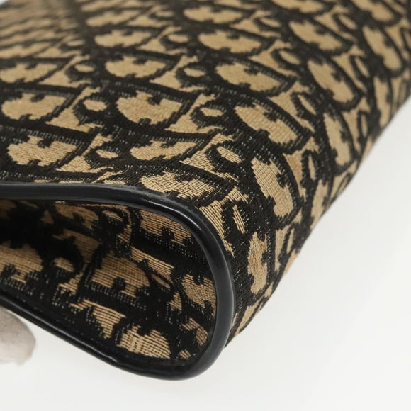 Christian Dior Trotter Canvas Shoulder Bag Navy Auth 101511