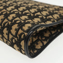 Christian Dior Trotter Canvas Shoulder Bag Navy Auth 101511-16