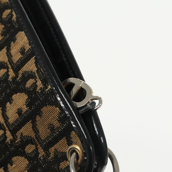 Christian Dior Trotter Canvas Shoulder Bag Navy Auth 101511