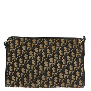 Christian Dior Trotter Canvas Shoulder Bag Navy Auth 101511 - 0