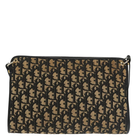 Christian Dior Trotter Canvas Shoulder Bag Navy Auth 101511