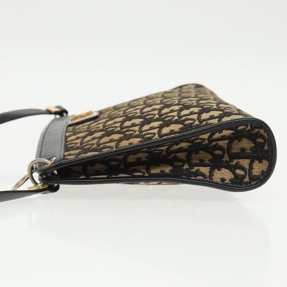 Christian Dior Trotter Canvas Shoulder Bag Navy Auth 101511