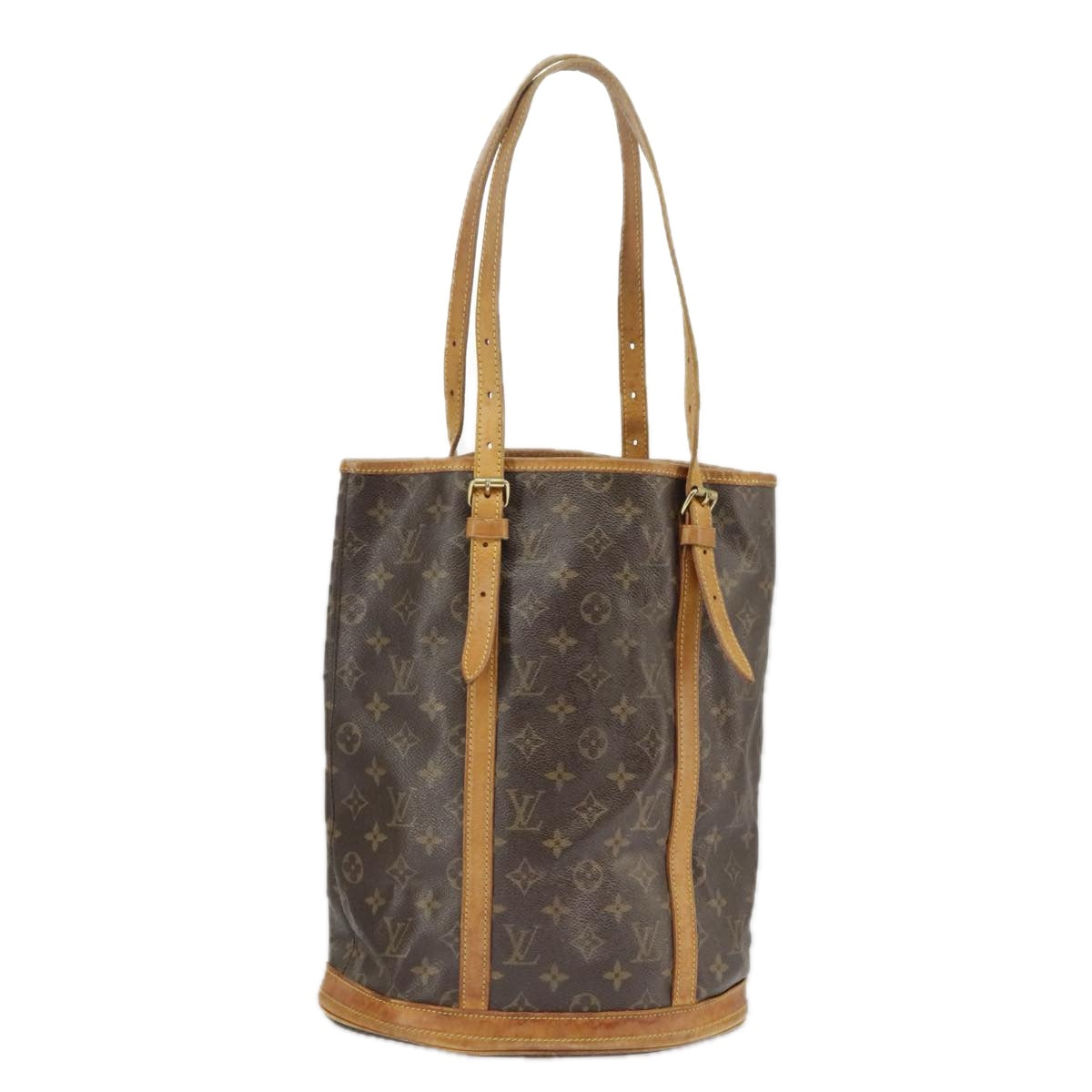 LOUIS VUITTON Monogram Bucket GM Shoulder Bag M42236 LV Auth 101527