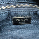 PRADA Pouch Nylon Black Gold Auth 101547-17