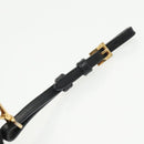 PRADA Pouch Nylon Black Gold Auth 101547-7